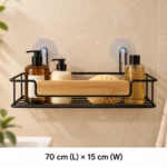 Bathroom Basics Bath Caddy with Bamboo Bottom - Image 3