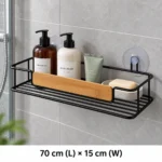 Bathroom Basics Bath Caddy with Bamboo Bottom - Image 4