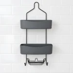 Bathroom Basics 3-Tier Shower Caddy Grey