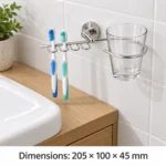 Classic Toothbrush & Tumbler Holder - Image 2