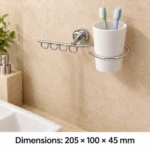 Classic Toothbrush & Tumbler Holder - Image 3