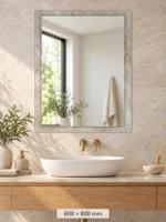 Design House Clear Frame Mirror (600 × 800 mm) - Image 4
