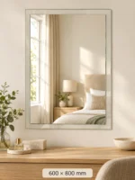 Design House Clear Frame Mirror (600 × 800 mm) - Image 2