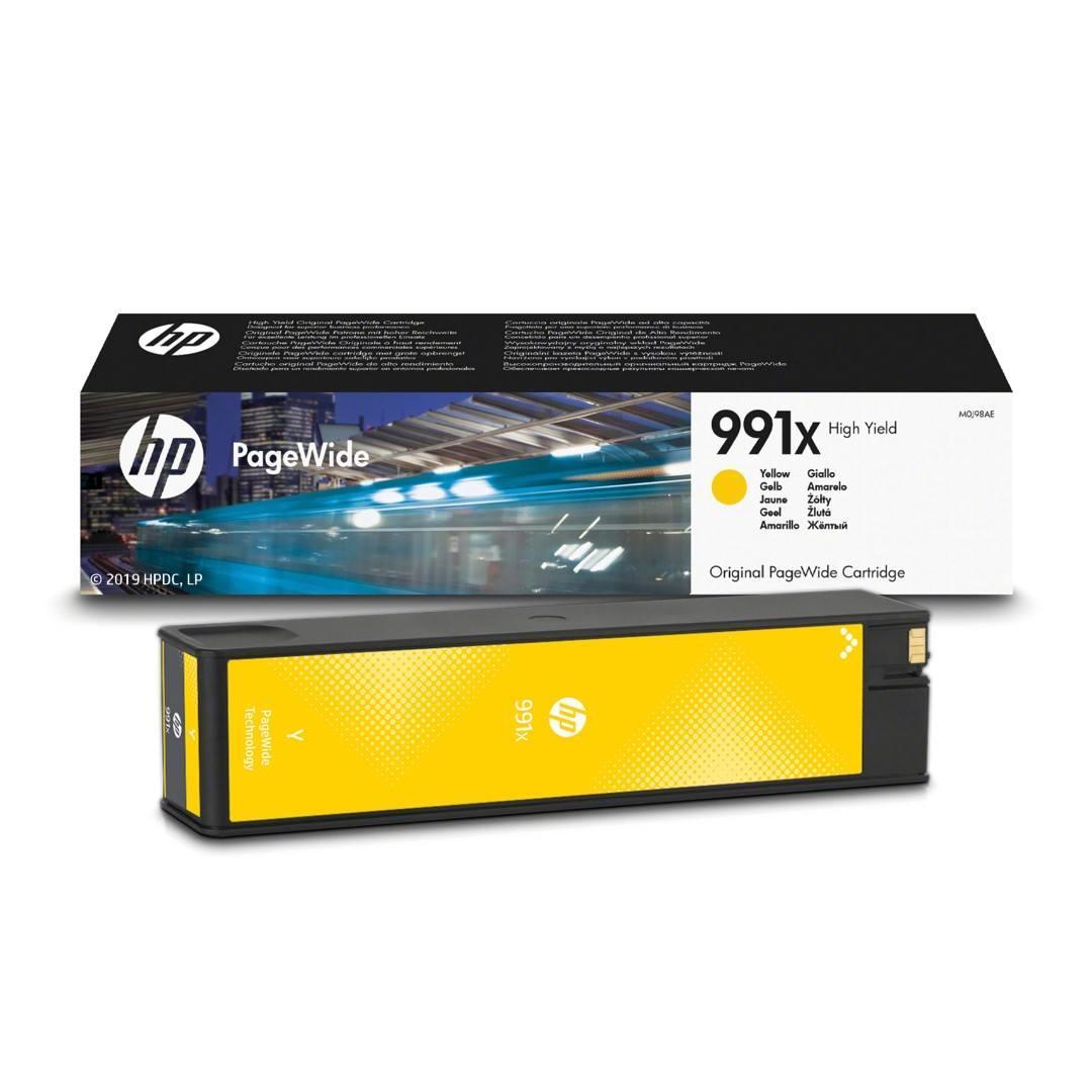 fba9db32-fc50-43ac-8f17-33fabaf261a8-1.jpg HP 991x High Yield Pagewide Original Yellow Cartridge For HP Pagewide Pro 750 - Image 1