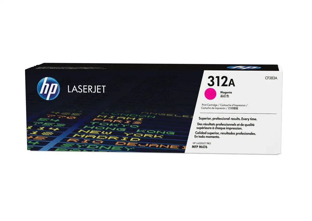 hp-312a-toner-magenta-hp-cf383a-503231.webp Original HP 312A Magenta LaserJet Toner Cartridge (CF383A) for HP Color LaserJet Pro MFP M476dn, M476dw & M476nw Printers - Image 1