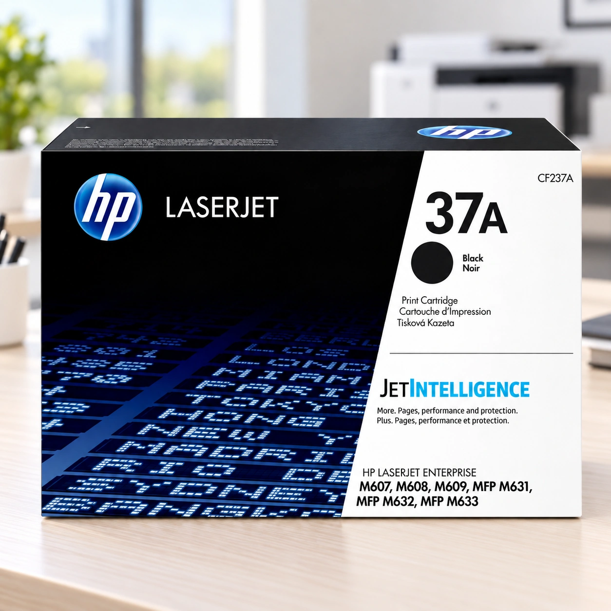 hp-37a-office HP 37A Black Original LaserJet Toner Cartridge (CF237A) | For HP LaserJet Enterprise M607, M608, M609, M631, M632 & M633 Series | Genuine HP Toner – Approx. 11,000 Pages - Image 1