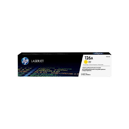 images-17.jpg HP 126A Original Yellow Toner Cartridge CE312A – 1,000 Page Yield for HP Colour LaserJet CP1025, CP1025 Pro, M175 & M275 - Image 1