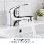 Nova Basin Mixer Tap - Image 2