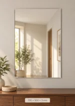 Pennyware MR1-200-00011 Polished Square Mirror 700 x 500 x 3 mm - Image 4