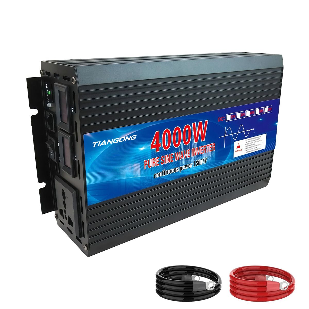 TIANGONG - 4000W Power Inverter for House Car Inverters 12V to 220V Travel TIANGONG - 4000W Power Inverter for House Car Inverters 12V to 220V Travel