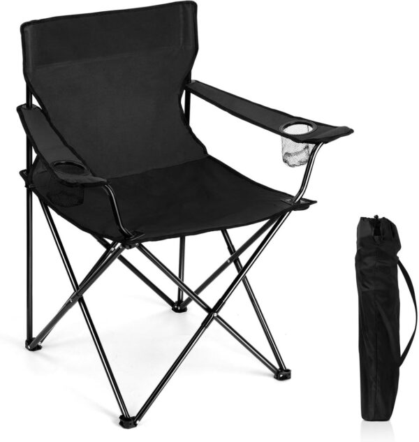 HOMGEM Camping Chair Outdoor Folding Camping Fishing Chairs with Carry Bag
