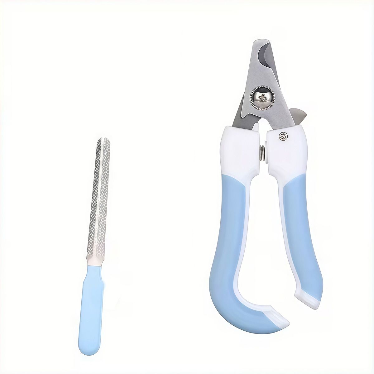 Pet Stainless Steel Pet Nail Clipper With Nail file Set Pet Stainless Steel Pet Nail Clipper With Nail file Set