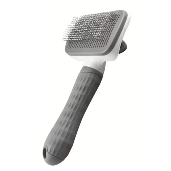 One-Click Pet Grooming Grey Brush, Pet Massage Tool