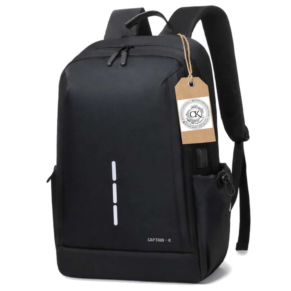 Captain - K - All Purpose Waterproof Laptop Backpack Bag Captain - K - All Purpose Waterproof Laptop Backpack Bag