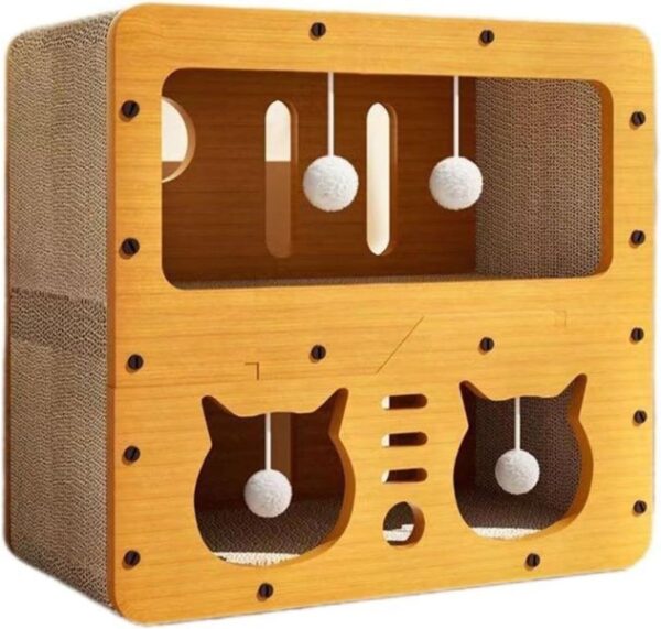 2 Floor Kitty Scratching Pad Lounger Bed