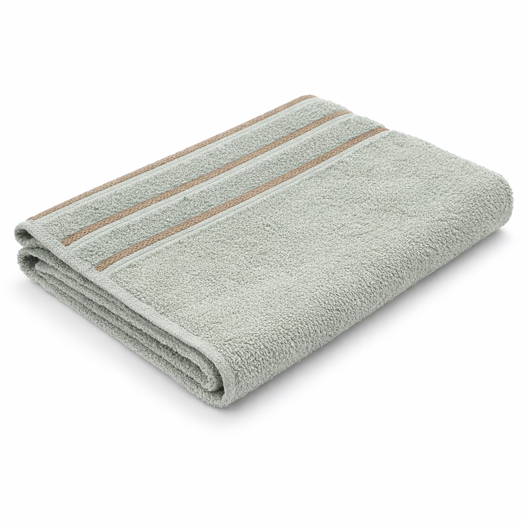 Premium 100% Cotton Bath Towel with Decorative Border (380 g) Premium 100% Cotton Bath Towel with Decorative Border (380 g)
