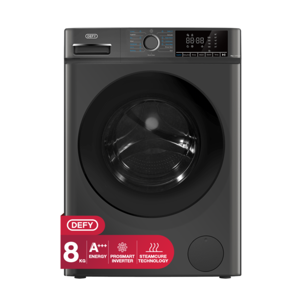 Defy 8kg DAW408 Front Loader Washing Machine Manhattan Grey