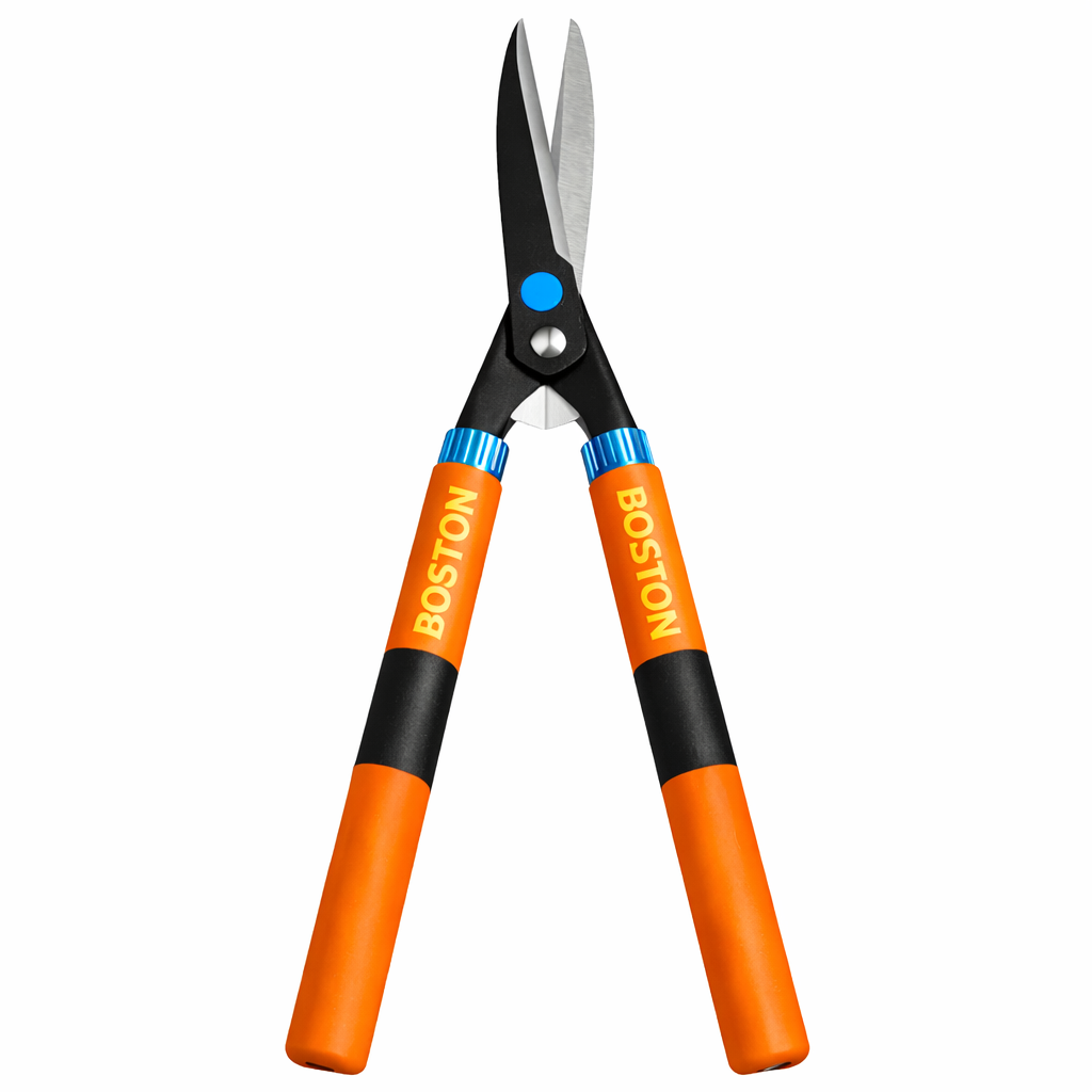 Boston Garden Hedge Shear 250mm Heavy Duty Carbon Steel Cutter - Ergonomic Boston Garden Hedge Shear 250mm Heavy Duty Carbon Steel Cutter - Ergonomic