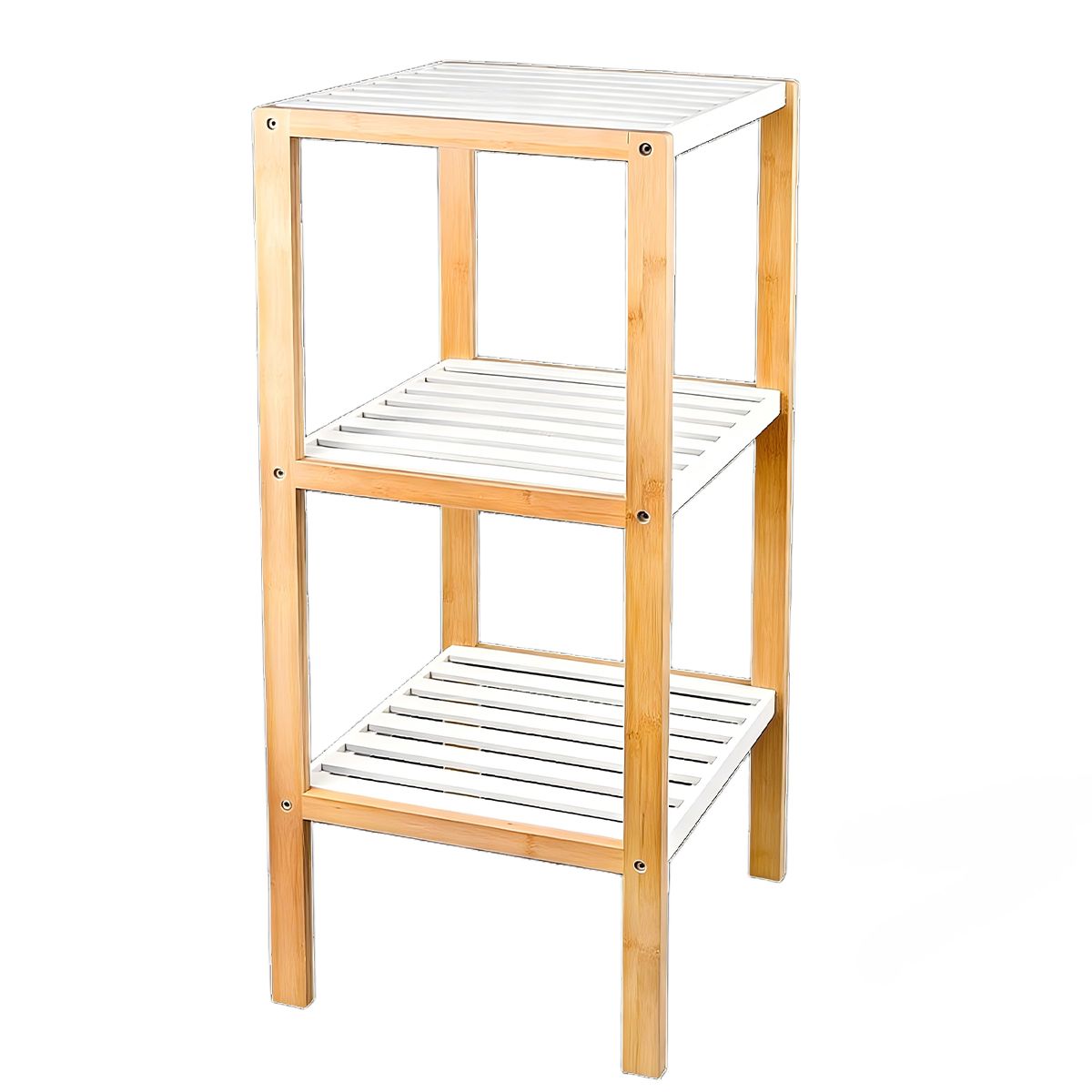 3-Tier Bamboo Storage Multifunction Shelf, Bathroom Kitchen Organizer Rack 3-Tier Bamboo Storage Multifunction Shelf, Bathroom Kitchen Organizer Rack