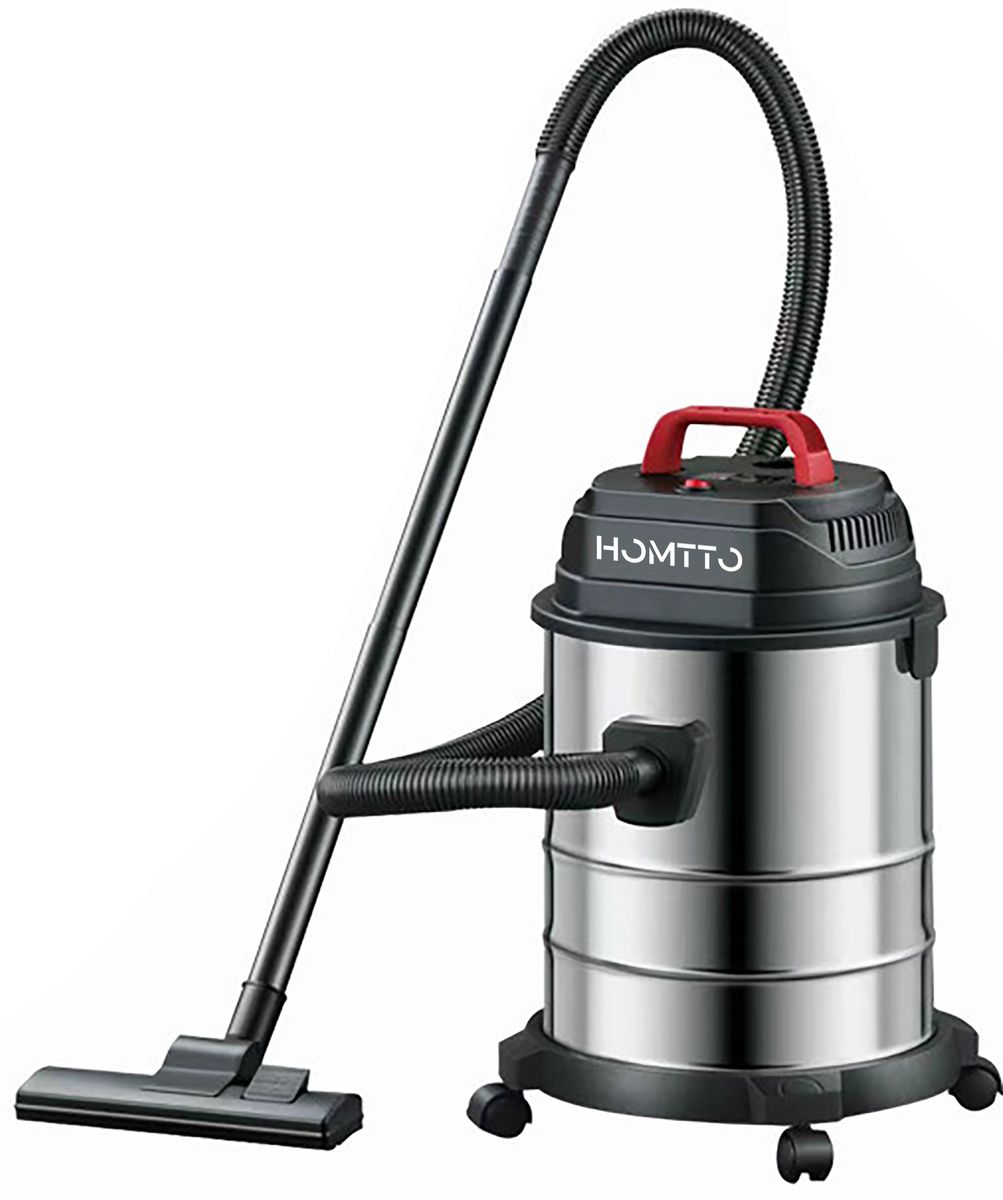 HOMTTO Wet Dry Vacuum 20L Stainless Steel 1500W Blower Function HOMTTO Wet Dry Vacuum 20L Stainless Steel 1500W Blower Function