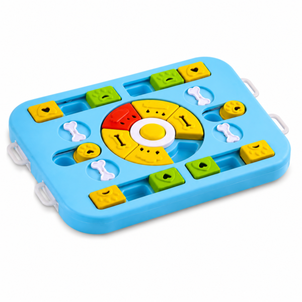 Multi-Puzzle Treat Feeder - Interactive Puzzle for Dogs and Cats