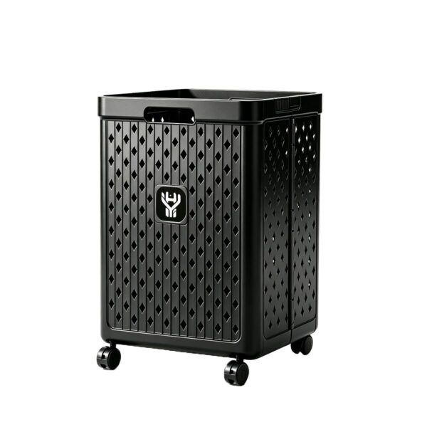 Foldable Laundry Hamper Basket with 360 Casters