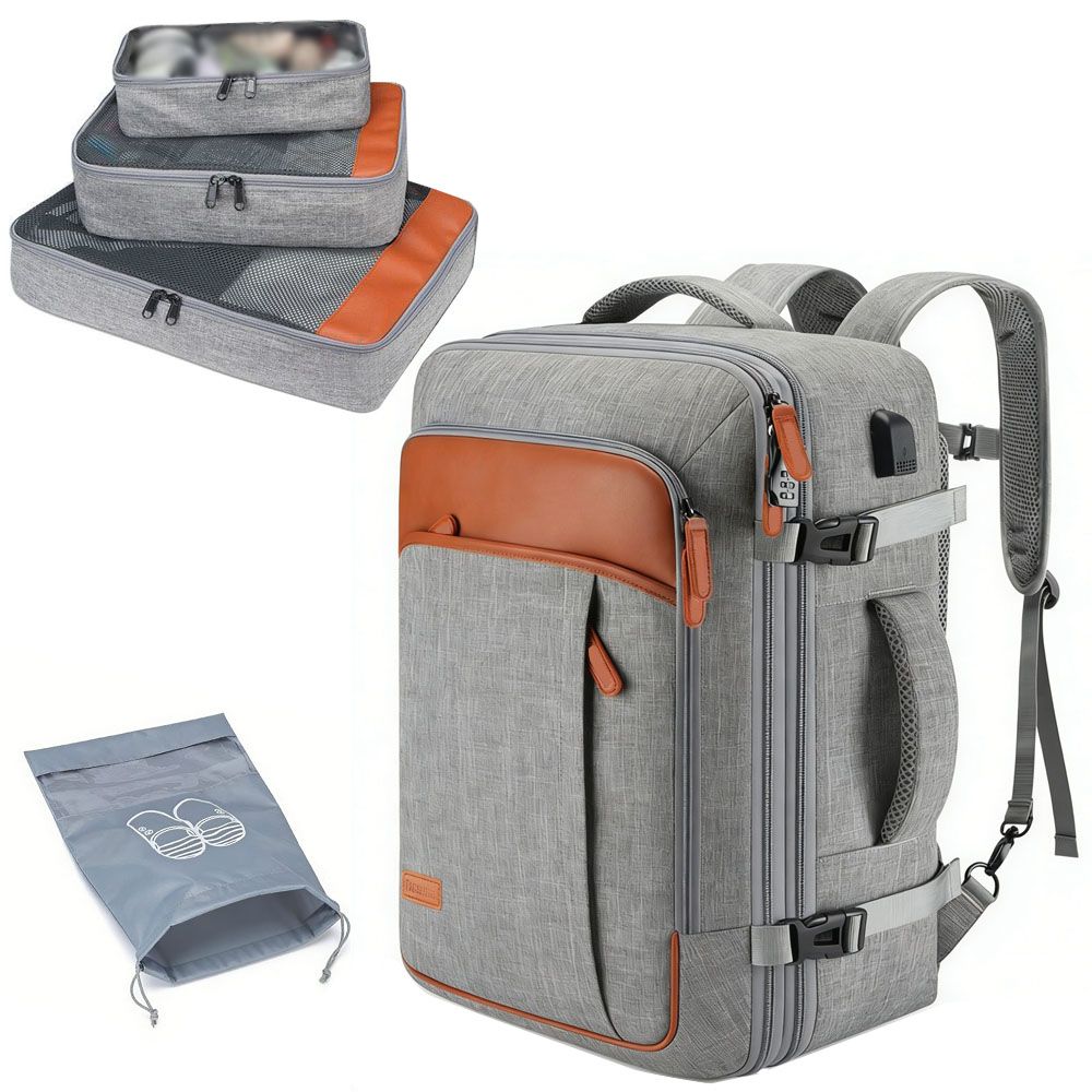 Travel Backpack for Men Women, Expandable Large Suitcase Backpack, Handheld Travel Backpack for Men Women, Expandable Large Suitcase Backpack, Handheld