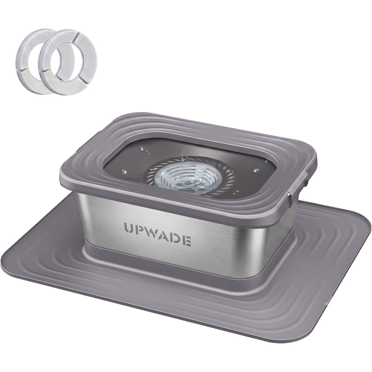 10L Stainless Steel Pet Water Bowl Anti Spill Floating Disk Dog Feeder 10L Stainless Steel Pet Water Bowl Anti Spill Floating Disk Dog Feeder