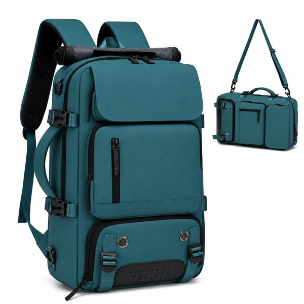 Travel Backpack for Men Women, Convertible 15.6 Inch Laptop Backpack