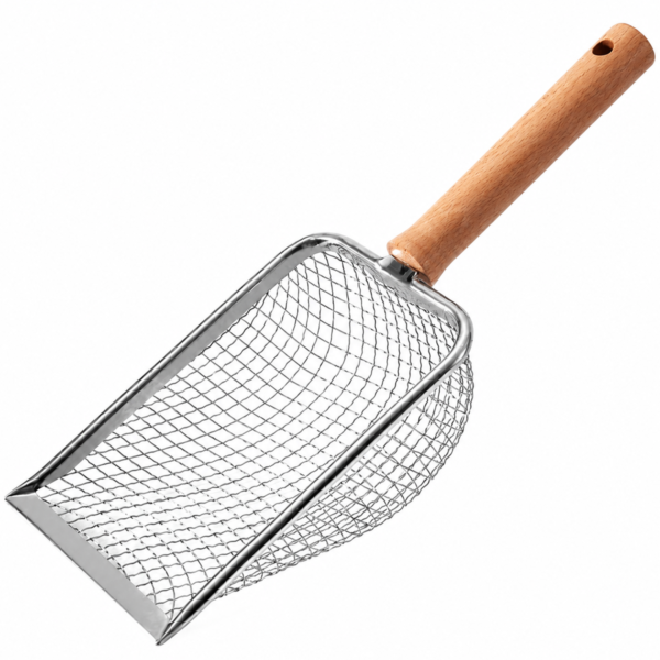 Stainless Steel Cat Litter Scoop Fine Mesh Litter Shovel Cat Litter Cleaner