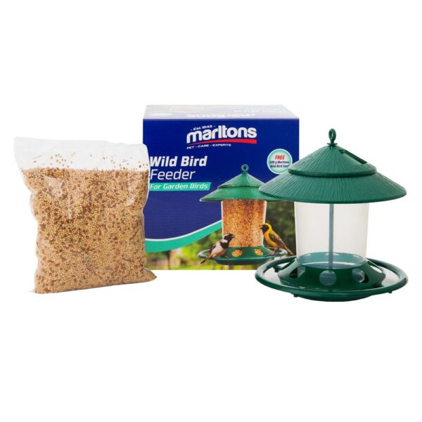 Marltons - Wild Bird Feeder In Box & Free Seed