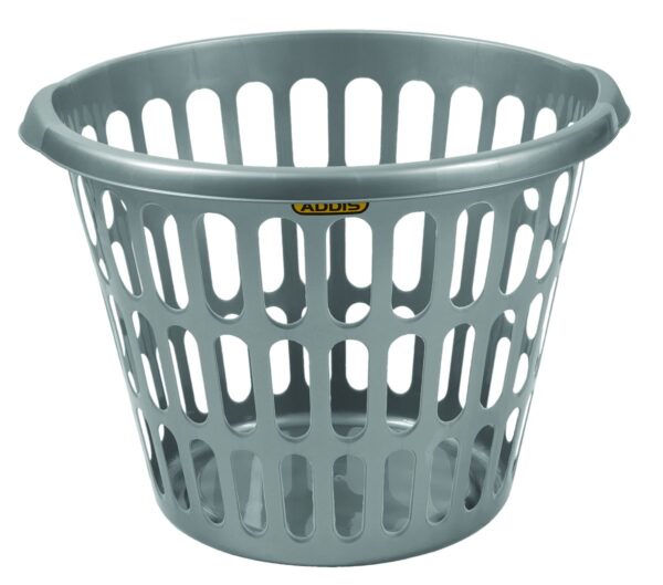 Addis - Laundry Basket - Silver