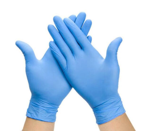Medtex - Box of 100 Powder-Free Nitrile Examination Gloves - Large