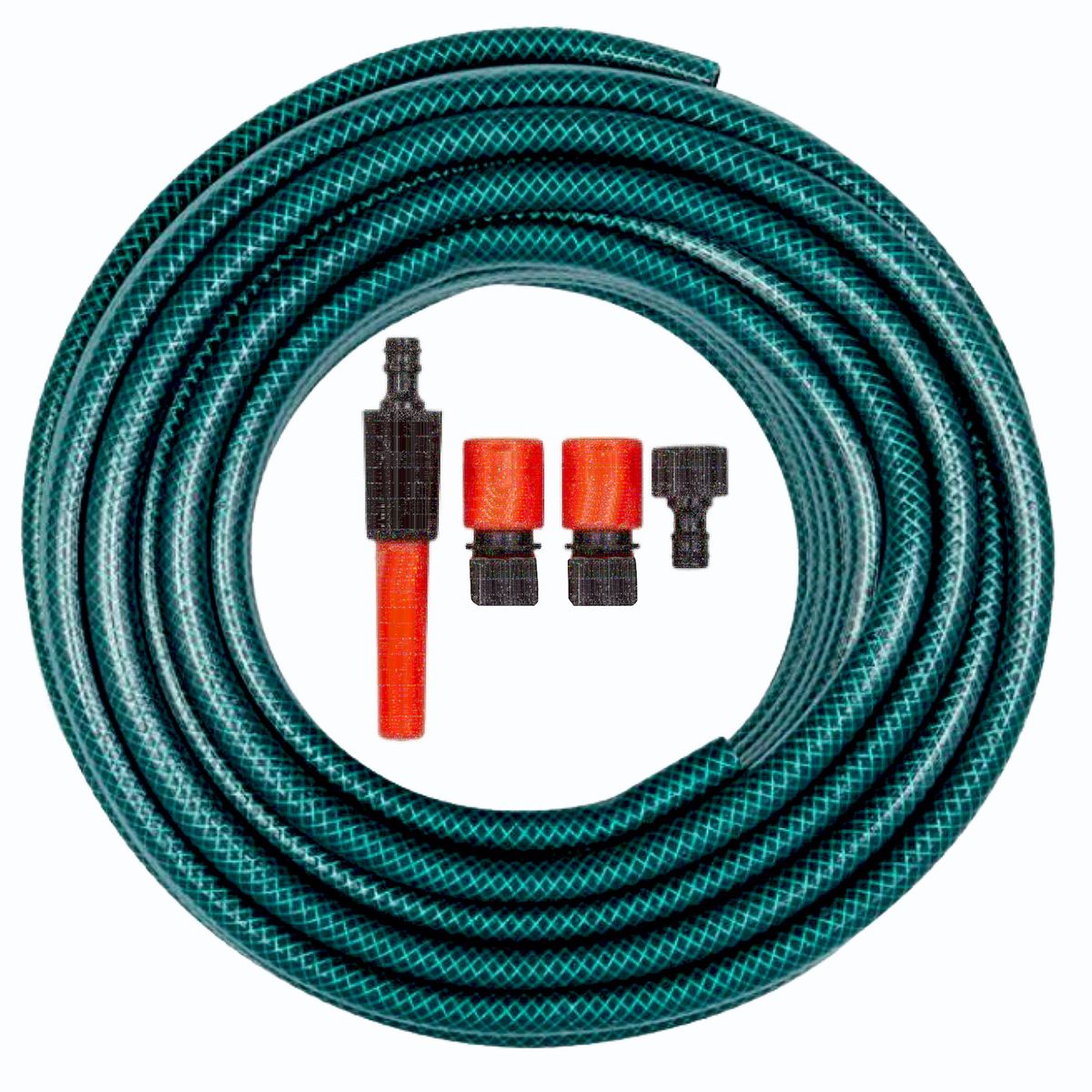 ZEE - Garden Hose Pipe Set with Attachment Fittings - 15m ZEE - Garden Hose Pipe Set with Attachment Fittings - 15m