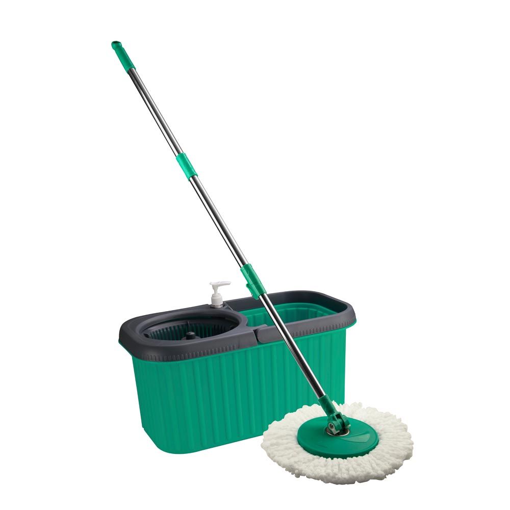 Floorwiz Spin Supreme | Microfibre Mop with Wash & Dry Bucket Floorwiz Spin Supreme | Microfibre Mop with Wash & Dry Bucket