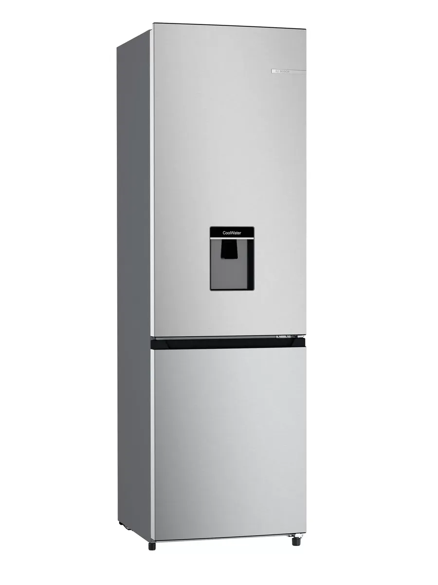 Bosch - 263L Bottom Freezer Fridge with Water Dispenser - Inox Look Bosch - 263L Bottom Freezer Fridge with Water Dispenser - Inox Look