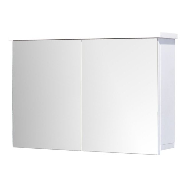 Bathroom Mirror Cabinet - Medicine Cabinet - 2 Door - White