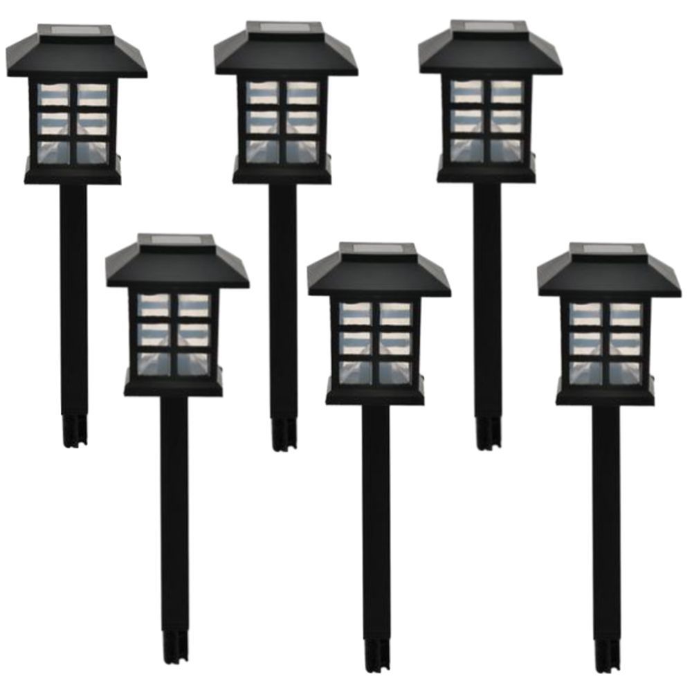 Solar Garden Lights – 6 Piece Solar Garden Lights – 6 Piece