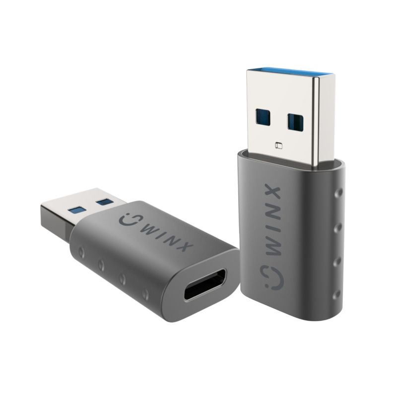 WINX LINK Simple USB to Type-C Adapter Dual Pack WINX LINK Simple USB to Type-C Adapter Dual Pack