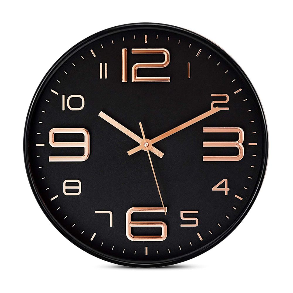 Wall Clock Analog Stylish Silent Non-Ticking Watches Round Hanging - 30cm Wall Clock Analog Stylish Silent Non-Ticking Watches Round Hanging - 30cm