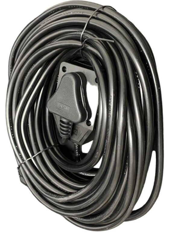 20M Extension Cord - Black 16A.250V