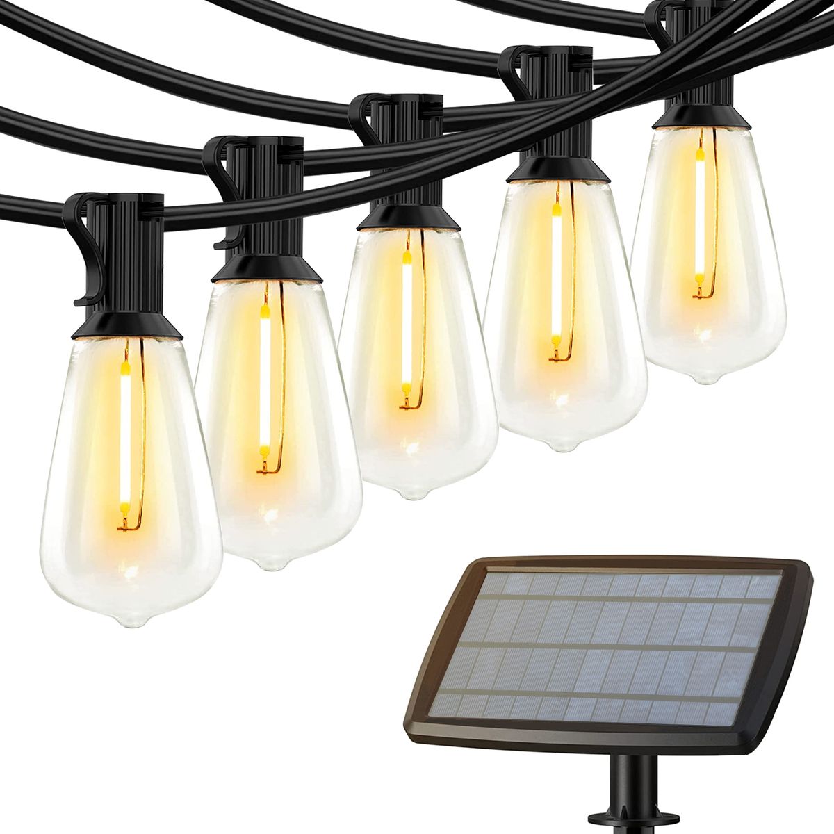Iconix 12 LED Bulb 1.5W Solar String Lights - ST38 Iconix 12 LED Bulb 1.5W Solar String Lights - ST38