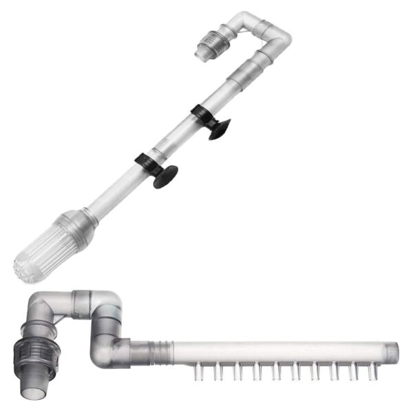 Pet 2 Piece Aquarium Inlet And Outlet Filtration Pipes Fish Tank
