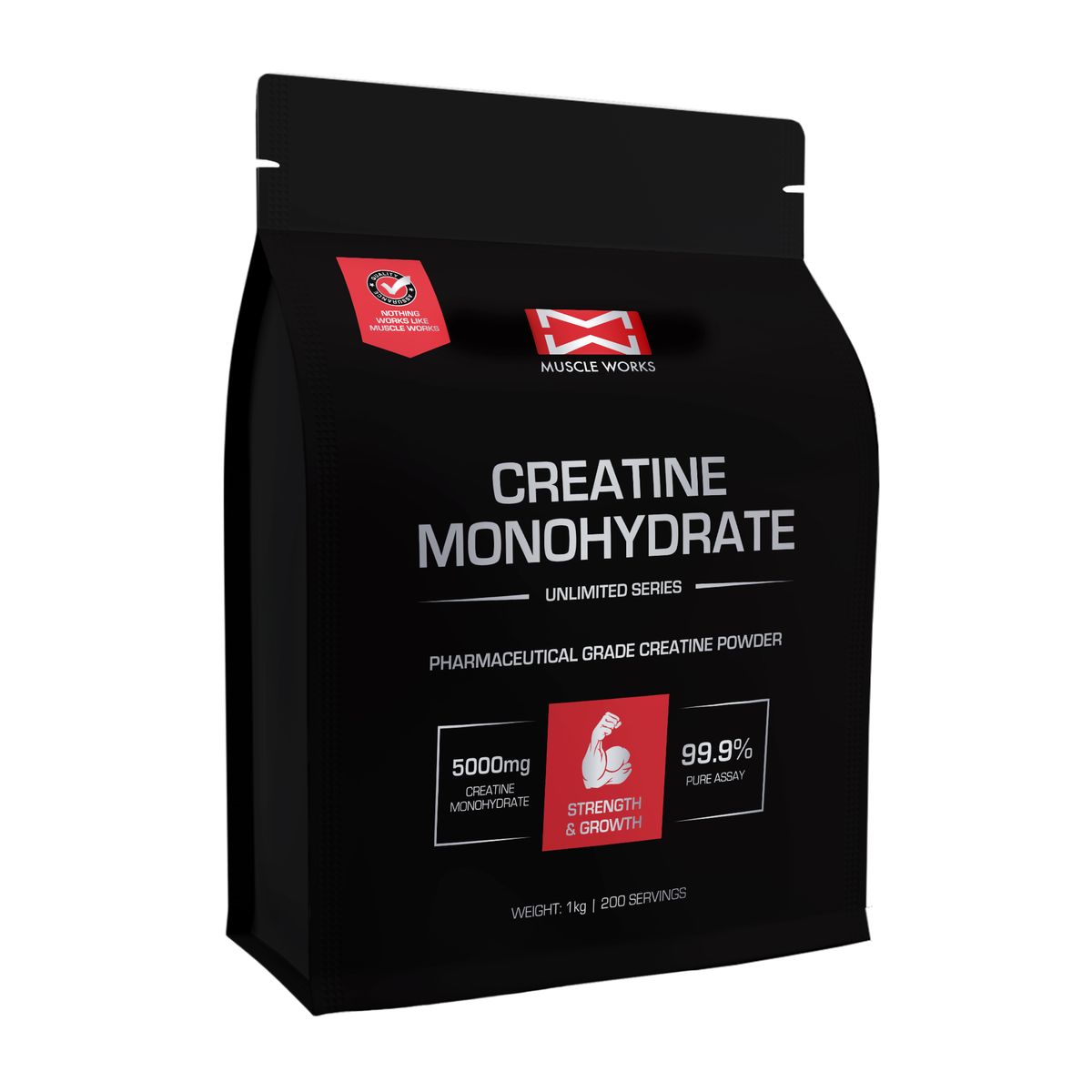 Muscle Works Creatine Monohydrate 1kg Muscle Works Creatine Monohydrate 1kg