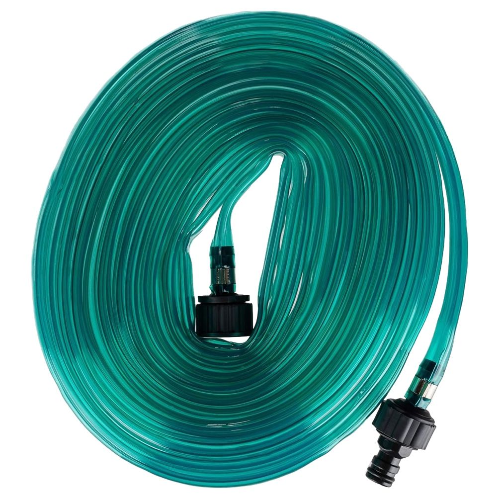 Garden Soak Drip Automatic Water Green Flat Sprinkler Hose - 15m Garden Soak Drip Automatic Water Green Flat Sprinkler Hose - 15m