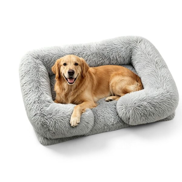 Aus Pets 130cm King Size Winter Warm Dog Bed Soft Soothing Pet Bed