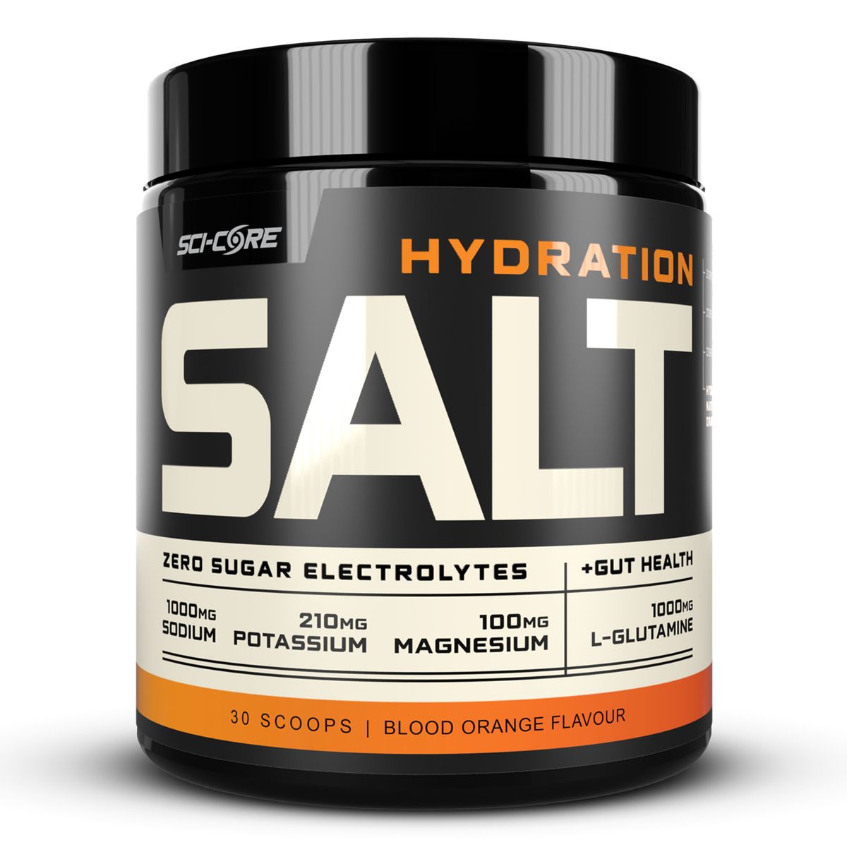 Sci-core Hydration Salt - Zero Sugar Electrolytes -30 servings - Blood Orange Sci-core Hydration Salt - Zero Sugar Electrolytes -30 servings - Blood Orange