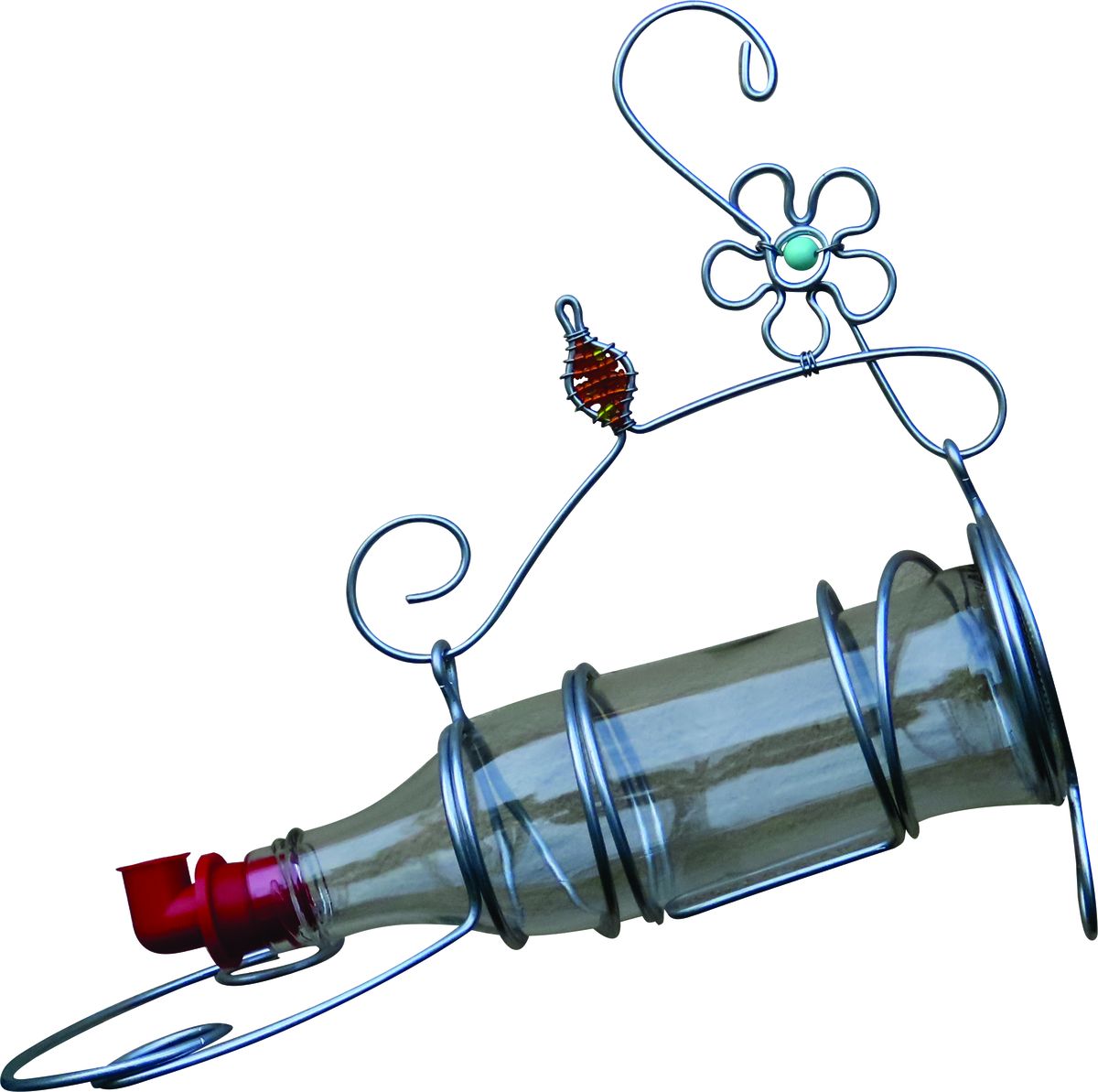 Elaine's Birding Wild Garden Bird Nectar Feeder Large (750ml) - Flower Elaine's Birding Wild Garden Bird Nectar Feeder Large (750ml) - Flower
