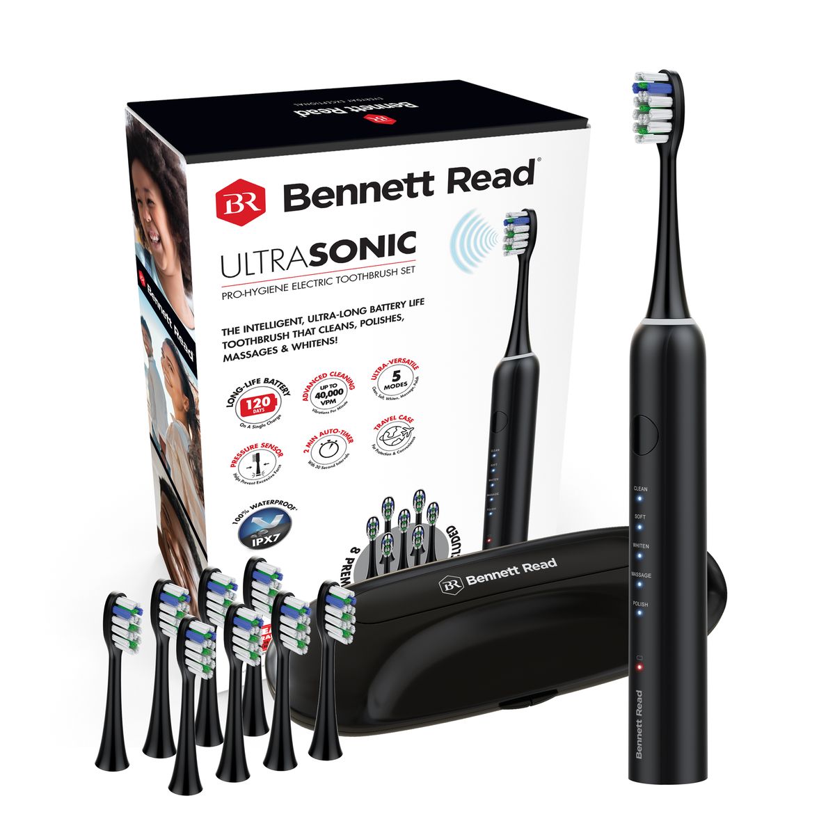 Bennett Read Ultra Sonic Electric Toothbrush with Ultra-Long Battery Life Bennett Read Ultra Sonic Electric Toothbrush with Ultra-Long Battery Life