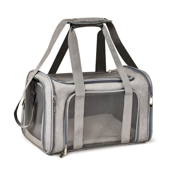 Collapsible Portable Dog Cat Carrier Soft Sided for Traveling Up to 8kg